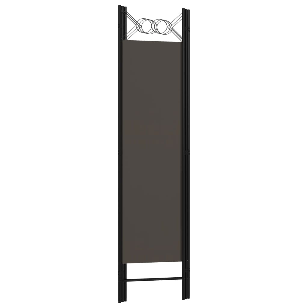 vidaXL Paravan de cameră cu 3 panouri, antracit, 120 x 180 cm vidaXL Paravan de cameră cu 3 panouri, antracit, 120 x 180 cm