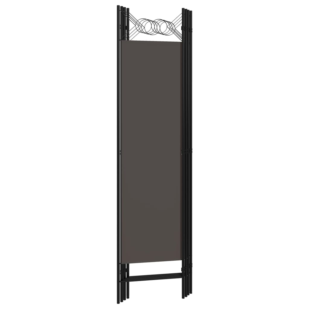 vidaXL Paravan de cameră cu 4 panouri, antracit, 160x180 cm vidaXL Paravan de cameră cu 4 panouri, antracit, 160x180 cm