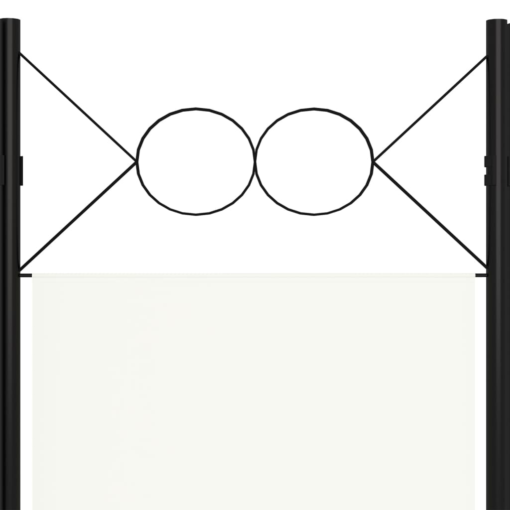vidaXL Paravan de cameră cu 4 panouri, alb, 160x180cm vidaXL Paravan de cameră cu 4 panouri, alb, 160x180cm