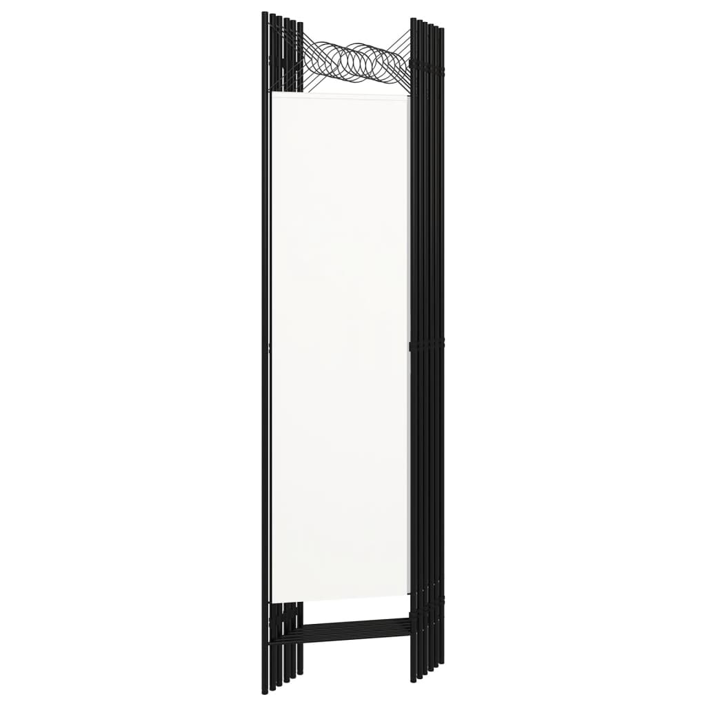 vidaXL Paravan de cameră cu 6 panouri, alb, 240 x 180 cm vidaXL Paravan de cameră cu 6 panouri, alb, 240 x 180 cm