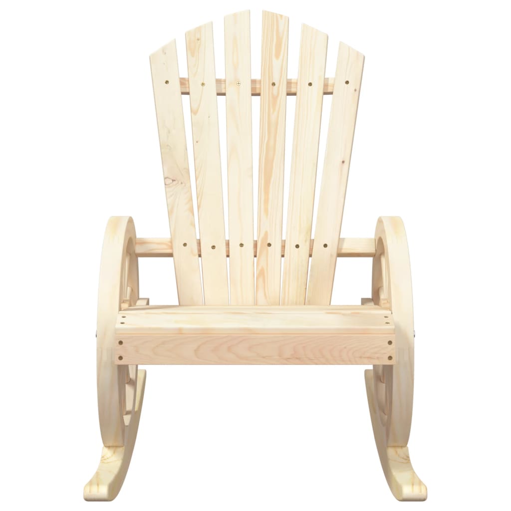 vidaXL Scaune balansoar Adirondack, 2 buc., lemn masiv de brad vidaXL Scaune balansoar Adirondack, 2 buc., lemn masiv de brad