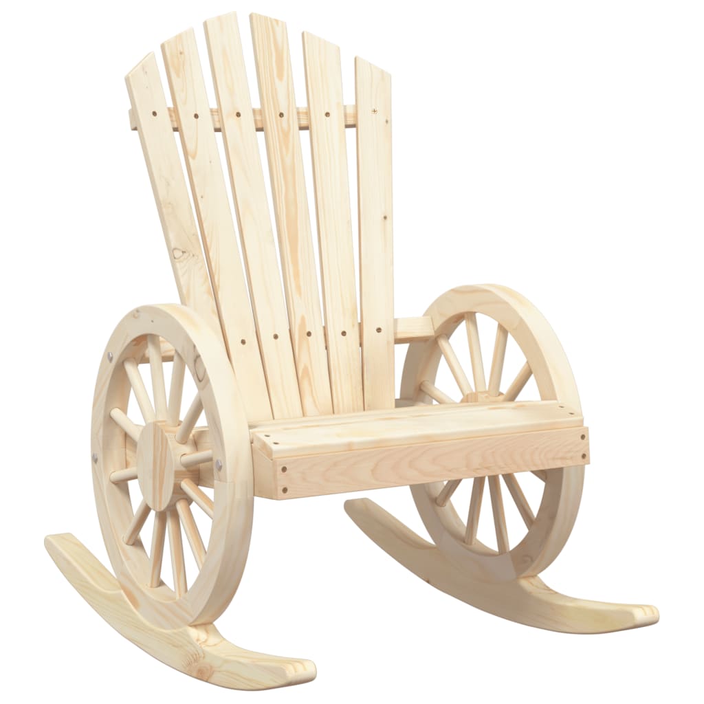 vidaXL Set mobilier de grădină, 3 piese, lemn masiv de brad vidaXL Set mobilier de grădină, 3 piese, lemn masiv de brad
