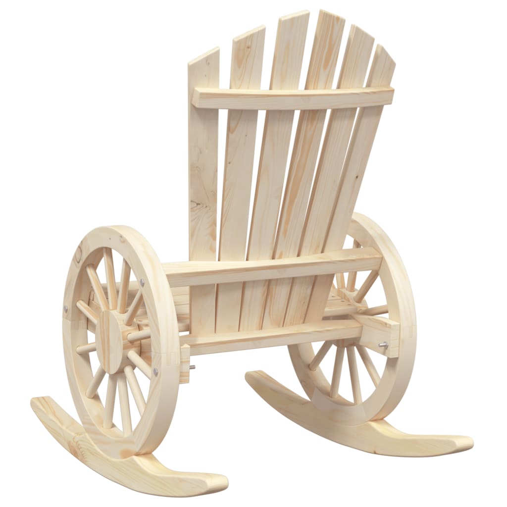 vidaXL Set mobilier de grădină, 3 piese, lemn masiv de brad vidaXL Set mobilier de grădină, 3 piese, lemn masiv de brad