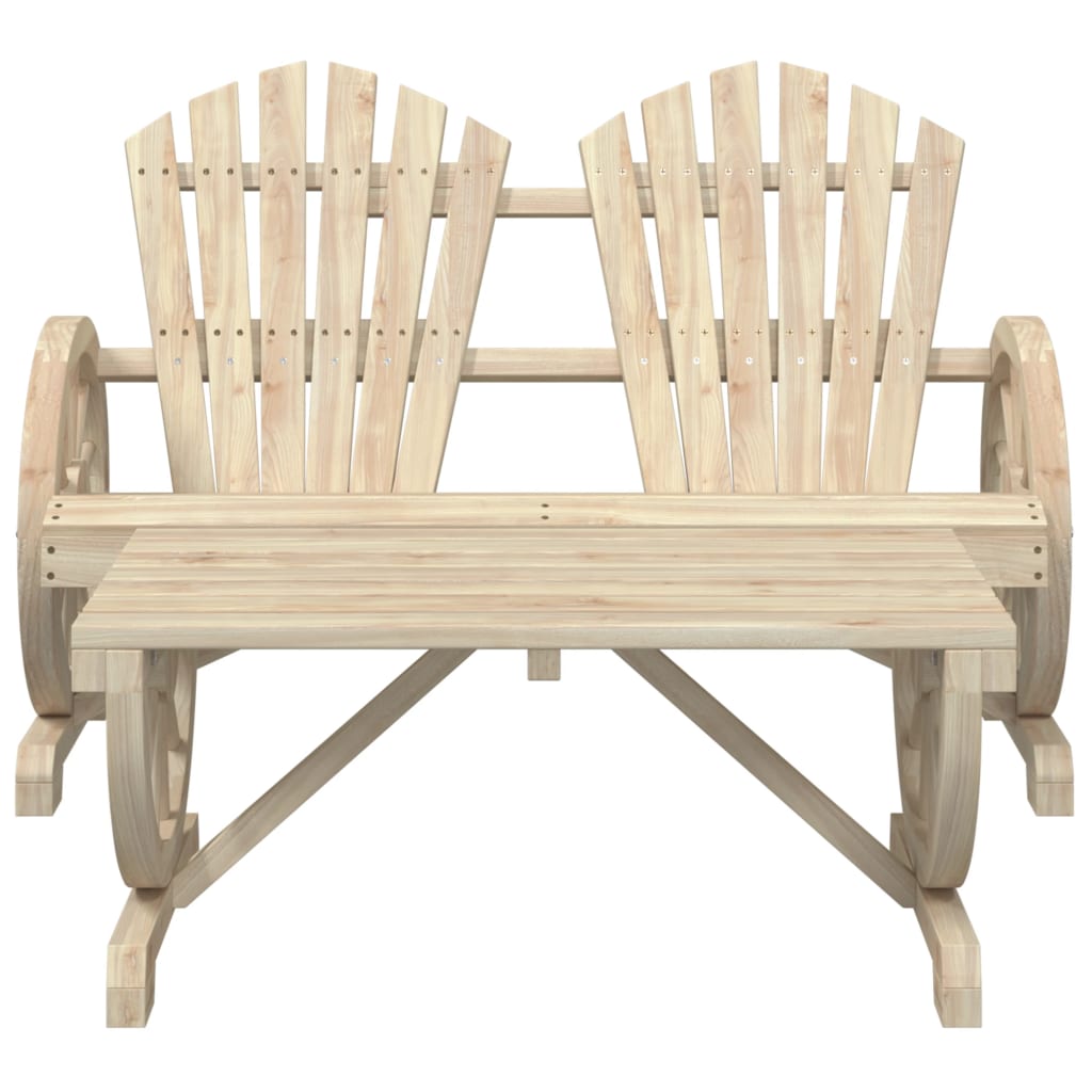 vidaXL Set mobilier de grădină, 4 piese, lemn masiv de brad vidaXL Set mobilier de grădină, 4 piese, lemn masiv de brad