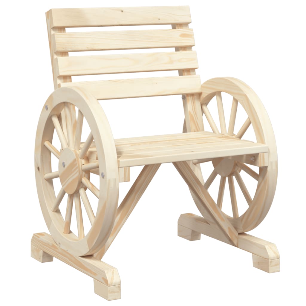 vidaXL Set mobilier de grădină, 3 piese, lemn masiv de brad vidaXL Set mobilier de grădină, 3 piese, lemn masiv de brad