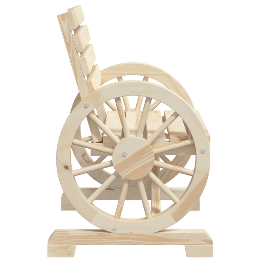 vidaXL Set mobilier de grădină, 3 piese, lemn masiv de brad vidaXL Set mobilier de grădină, 3 piese, lemn masiv de brad