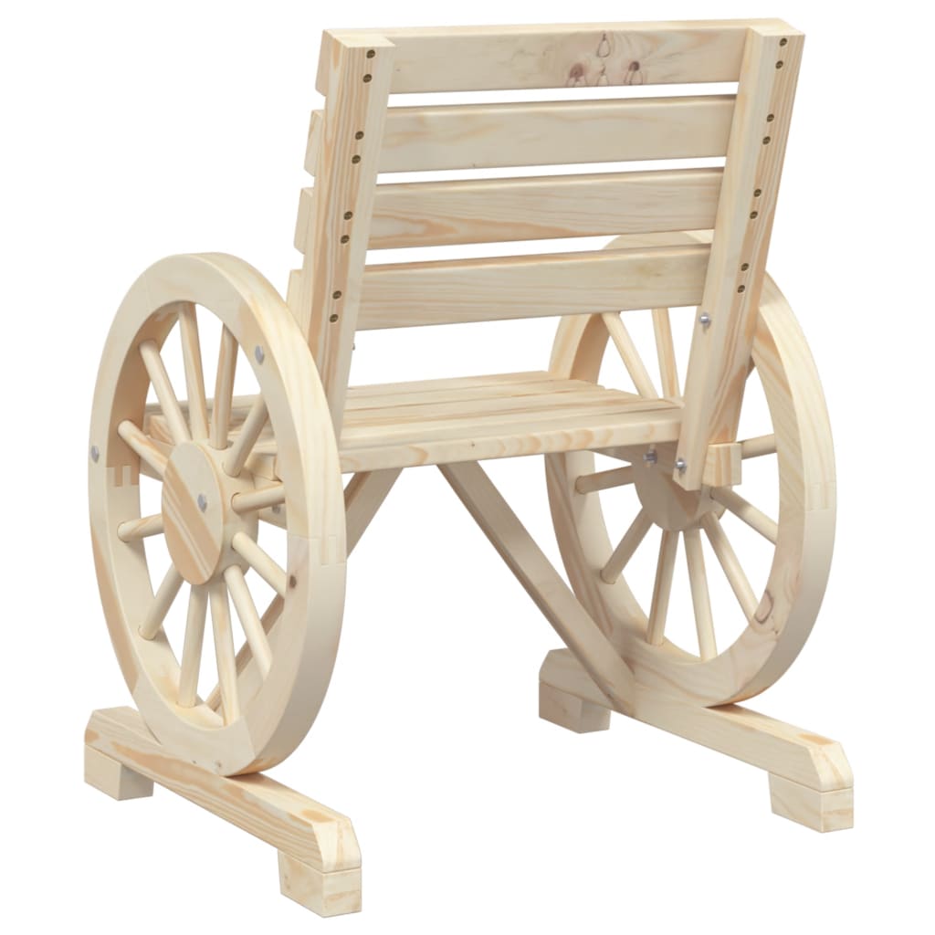 vidaXL Set mobilier de grădină, 3 piese, lemn masiv de brad vidaXL Set mobilier de grădină, 3 piese, lemn masiv de brad