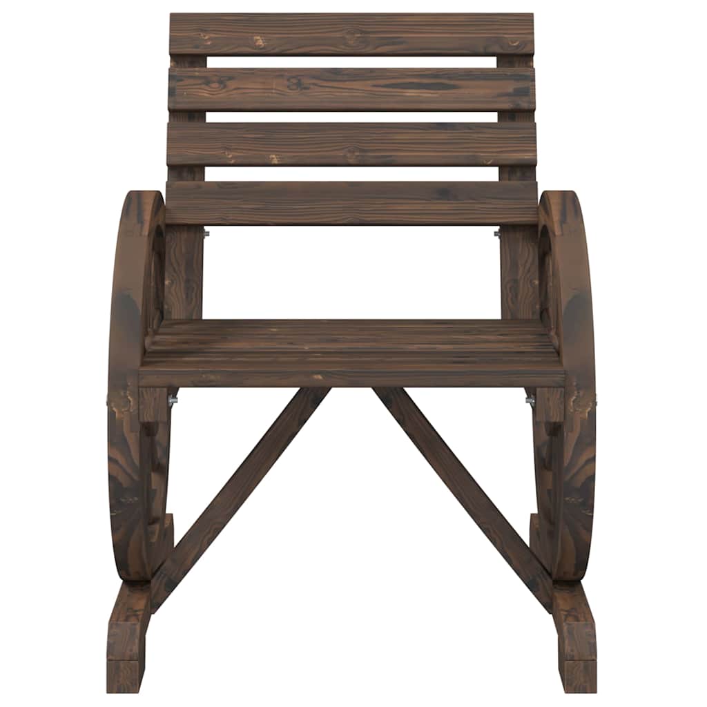 vidaXL Set mobilier de grădină, 4 piese, lemn masiv de brad vidaXL Set mobilier de grădină, 4 piese, lemn masiv de brad
