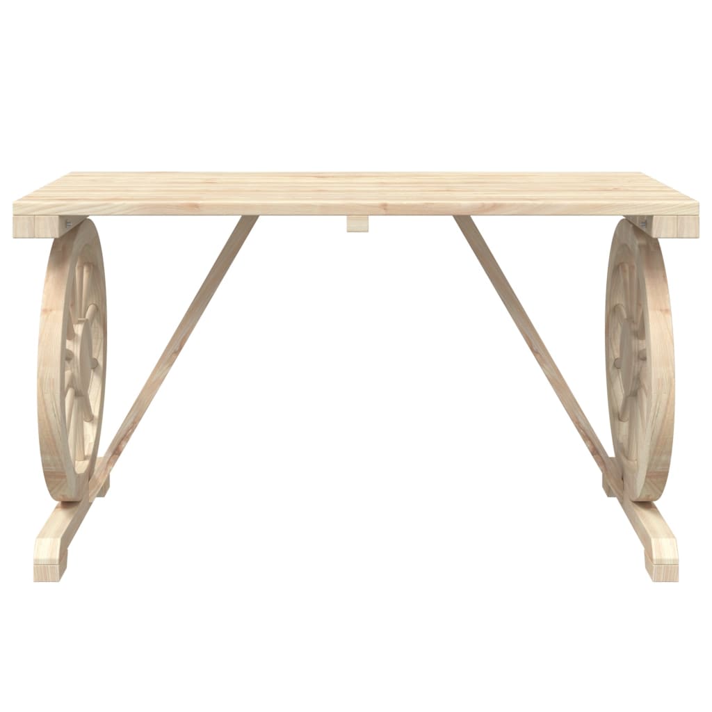 vidaXL Set mobilier de grădină, 3 piese, lemn masiv de brad vidaXL Set mobilier de grădină, 3 piese, lemn masiv de brad