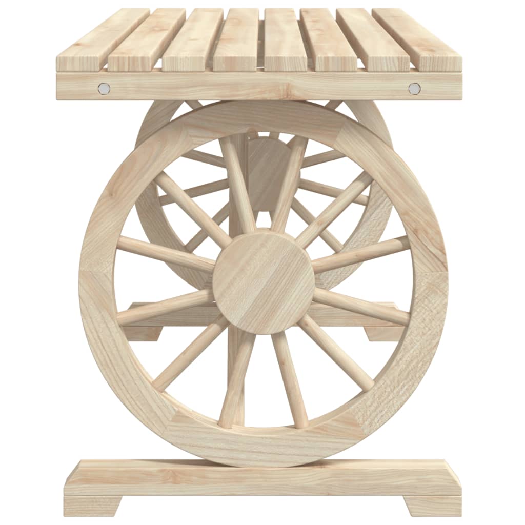vidaXL Set mobilier de grădină, 3 piese, lemn masiv de brad vidaXL Set mobilier de grădină, 3 piese, lemn masiv de brad