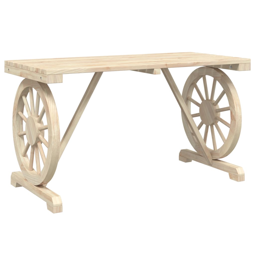 vidaXL Set mobilier de grădină, 3 piese, lemn masiv de brad vidaXL Set mobilier de grădină, 3 piese, lemn masiv de brad