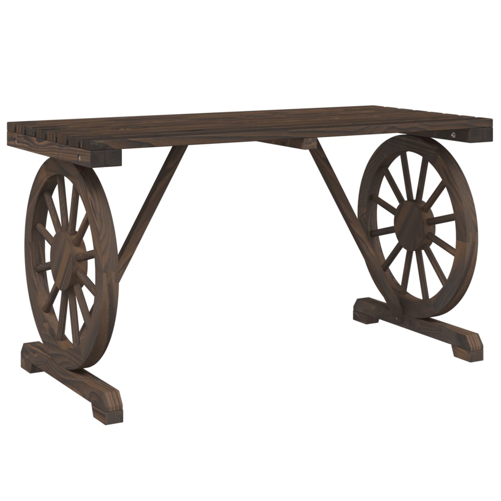 vidaXL Set mobilier de grădină, 3 piese, lemn masiv de brad vidaXL Set mobilier de grădină, 3 piese, lemn masiv de brad