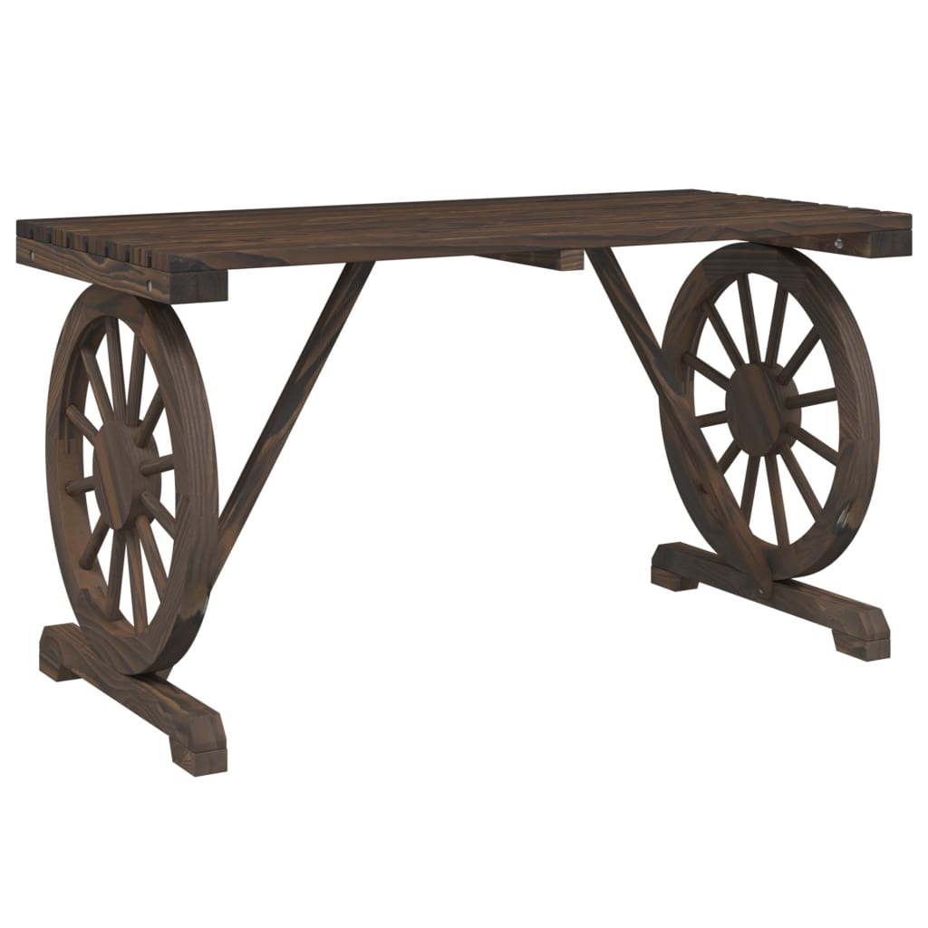 vidaXL Set mobilier de grădină, 3 piese, lemn masiv de brad vidaXL Set mobilier de grădină, 3 piese, lemn masiv de brad