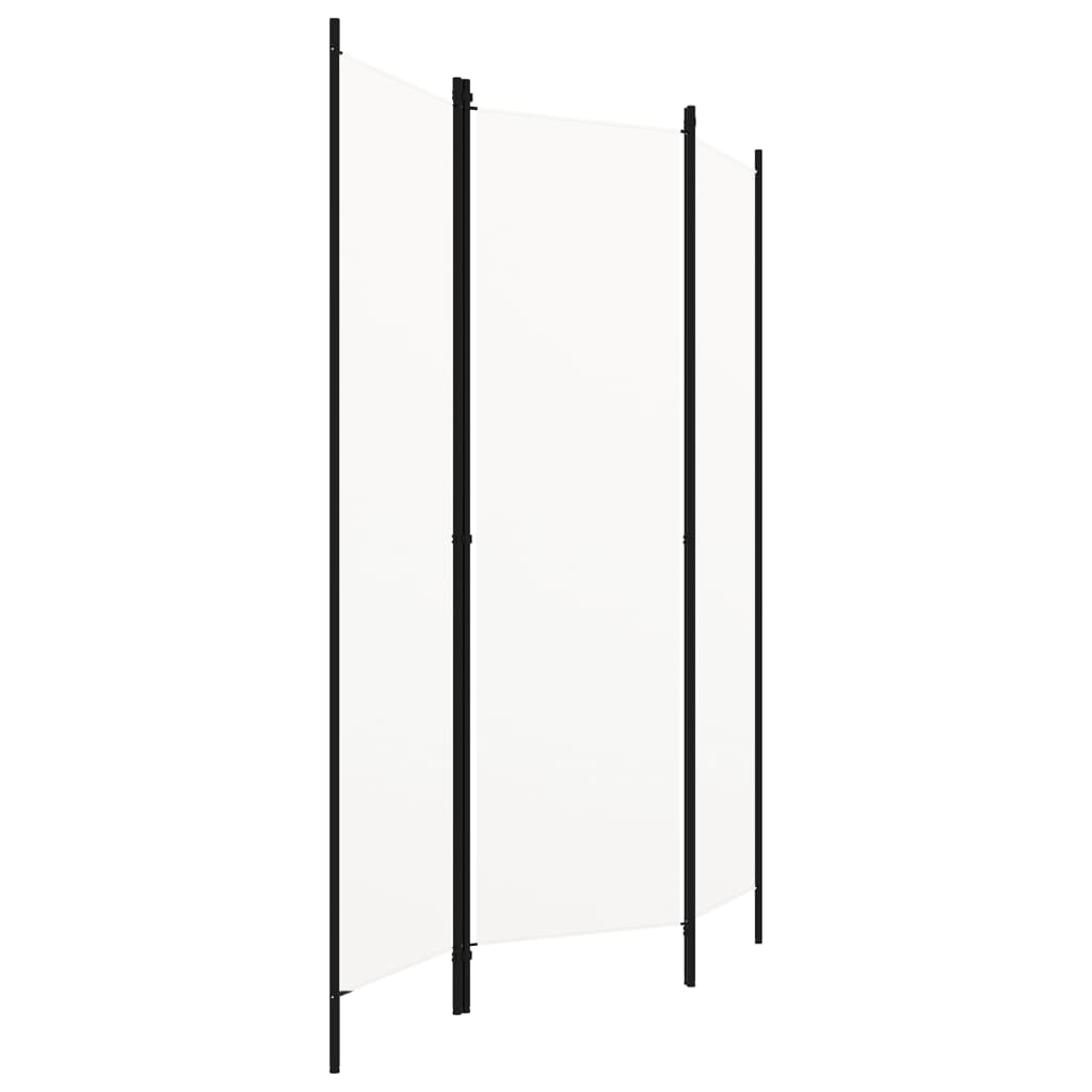 vidaXL Paravan de cameră cu 3 panouri, alb, 150 x 180 cm vidaXL Paravan de cameră cu 3 panouri, alb, 150 x 180 cm