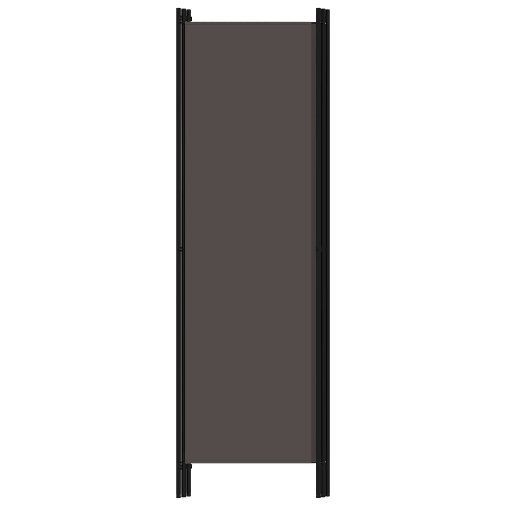 vidaXL Paravan de cameră cu 3 panouri, antracit, 150 x 180 cm vidaXL Paravan de cameră cu 3 panouri, antracit, 150 x 180 cm