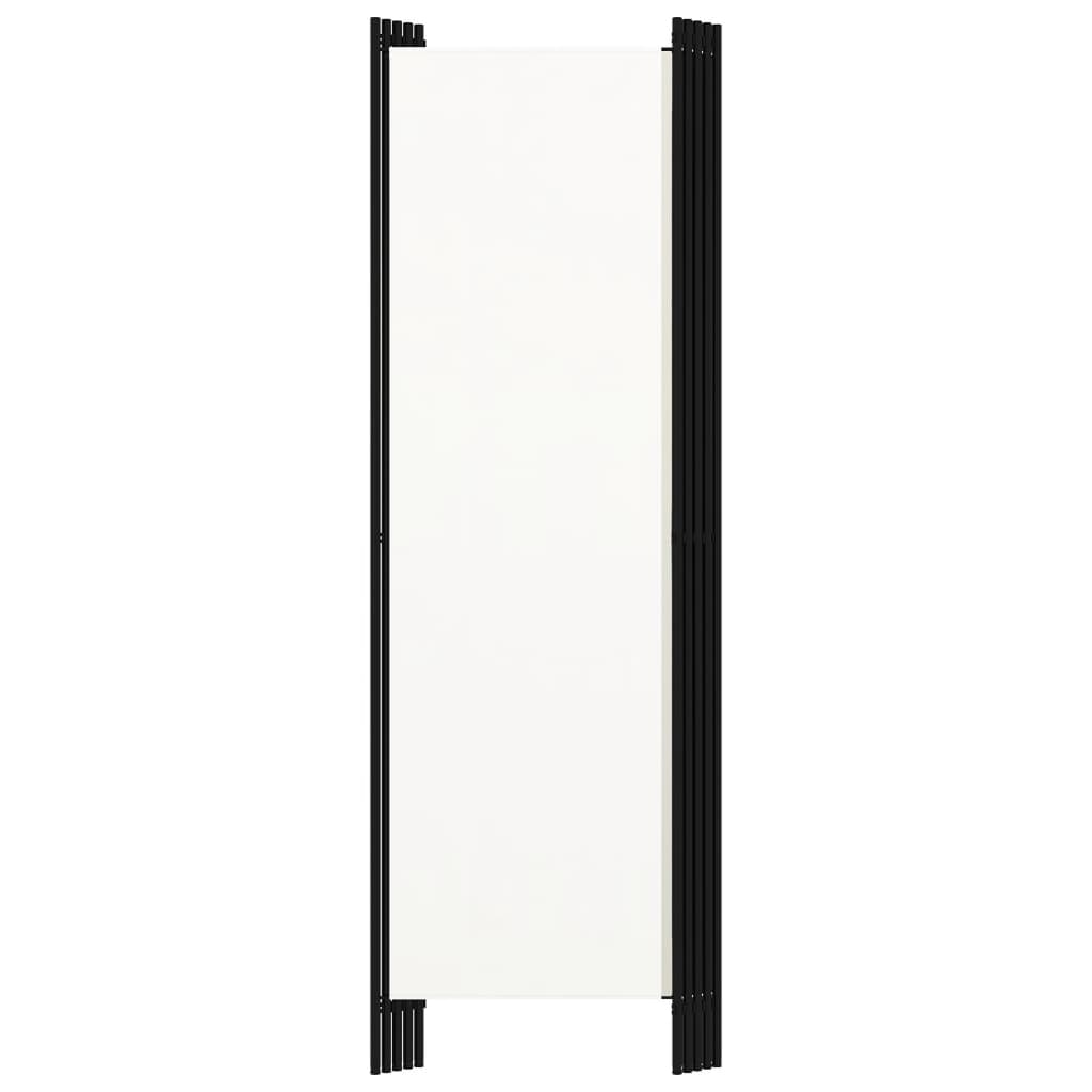 vidaXL Paravan de cameră cu 5 panouri, alb, 250 x 180 cm vidaXL Paravan de cameră cu 5 panouri, alb, 250 x 180 cm