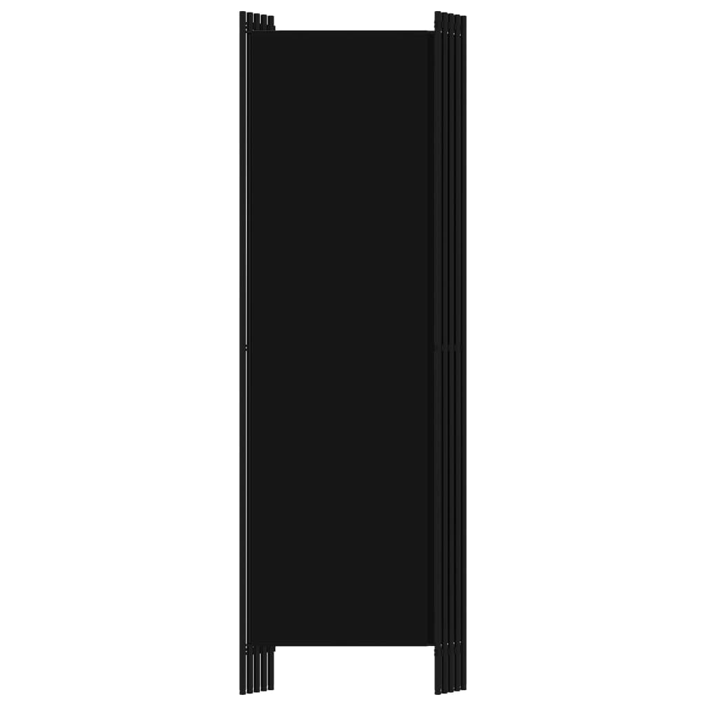 vidaXL Paravan de cameră cu 5 panouri, negru, 250 x 180 cm vidaXL Paravan de cameră cu 5 panouri, negru, 250 x 180 cm
