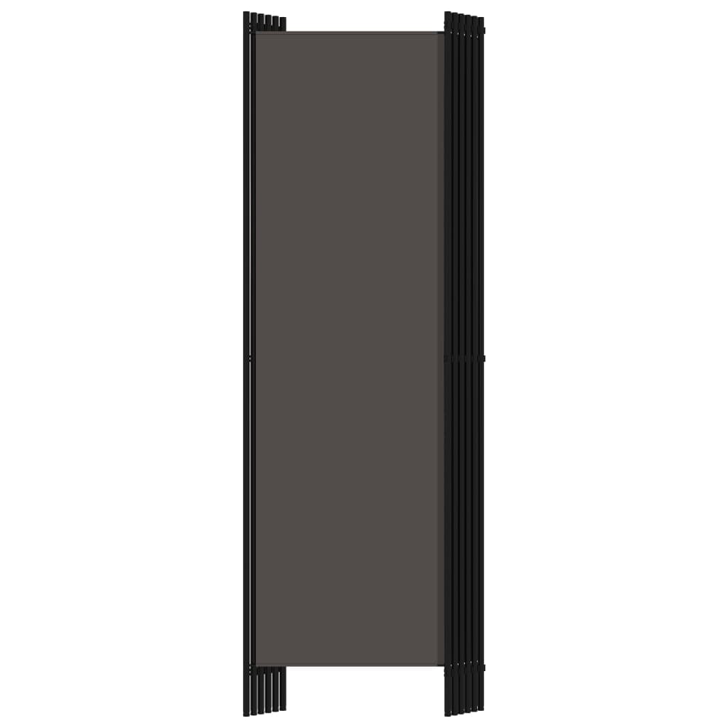 vidaXL Paravan de cameră cu 6 panouri, antracit, 300 x 180 cm vidaXL Paravan de cameră cu 6 panouri, antracit, 300 x 180 cm