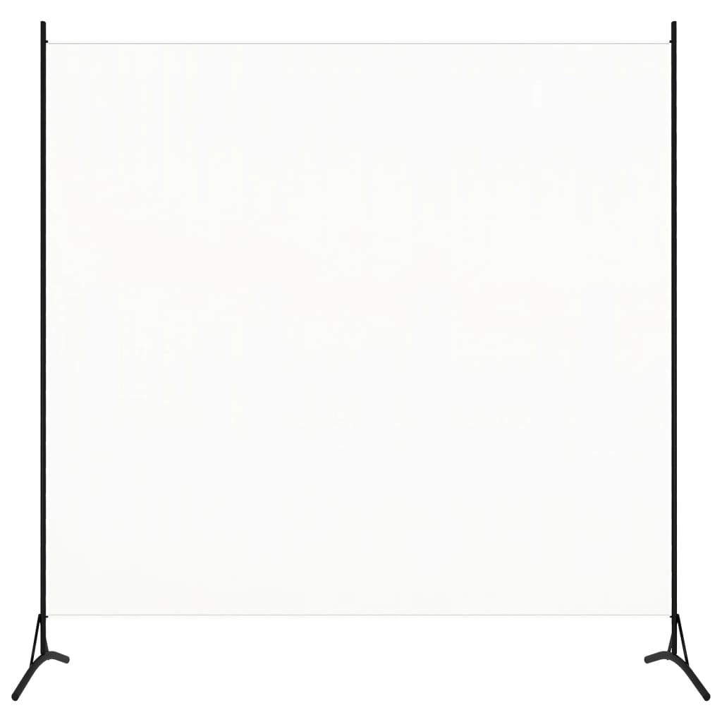 vidaXL Separator de cameră, alb, 175x180 cm, textil vidaXL Separator de cameră, alb, 175x180 cm, textil