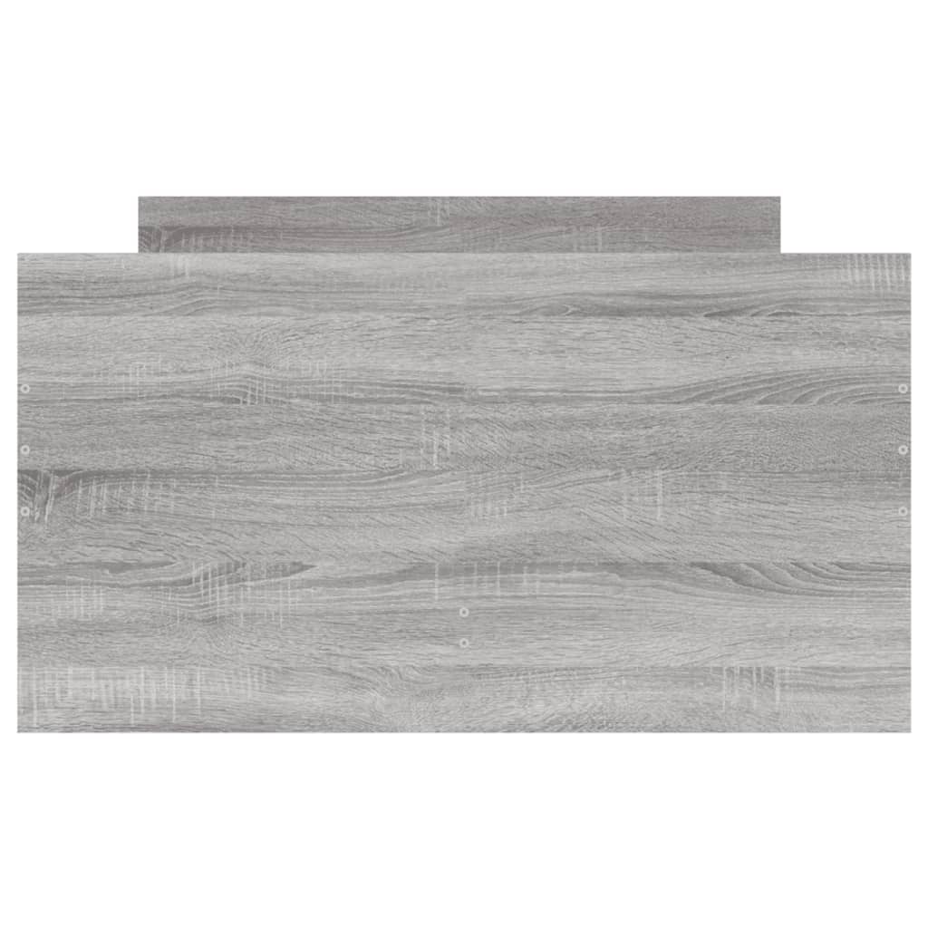 vidaXL Cadru de pat cu sertare, gri sonoma, 90x190 cm vidaXL Cadru de pat cu sertare, gri sonoma, 90x190 cm