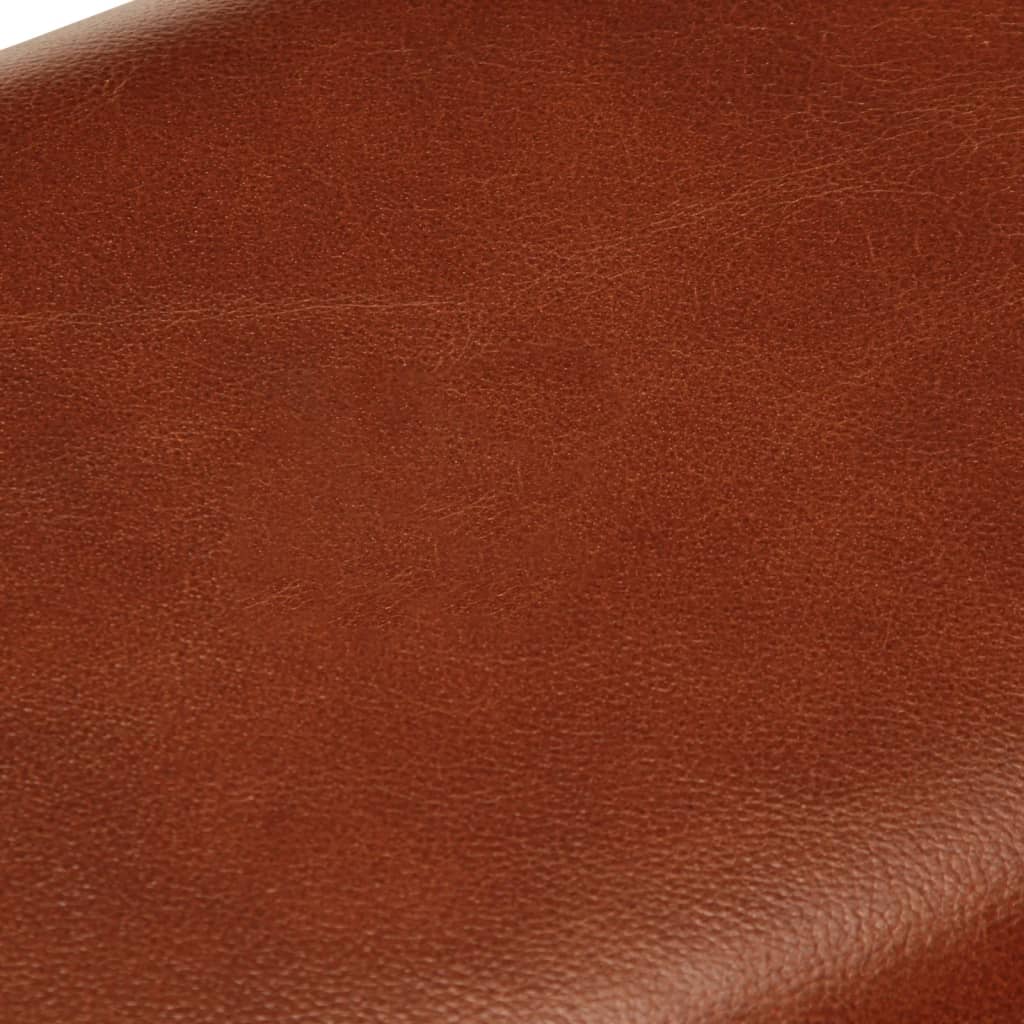 vidaXL Bancă Bok gimnastică maro 58cm piele naturală/lemn masiv mango