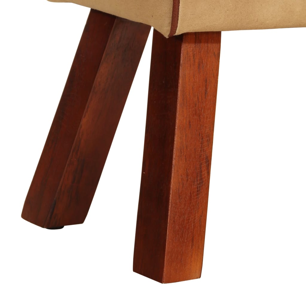 vidaXL Bancă Bok gimnastică maro 58cm piele naturală/lemn masiv mango vidaXL Bancă Bok gimnastică maro 58cm piele naturală/lemn masiv mango