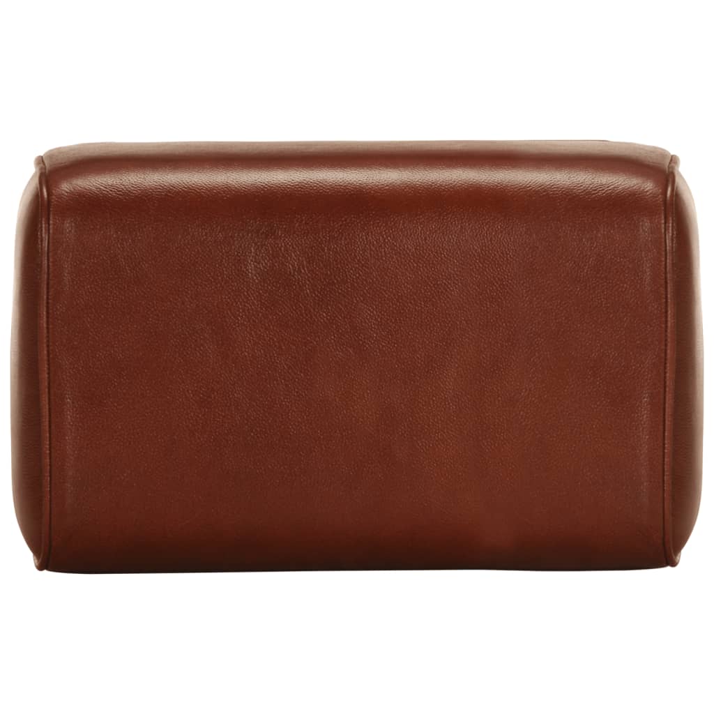 vidaXL Bancă Bok gimnastică maro 38 cm piele naturală/lemn masiv mango