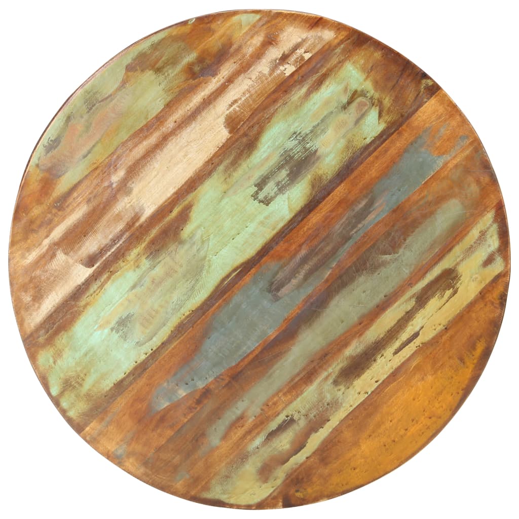 vidaXL Măsuță de cafea, Ø68x43 cm, lemn masiv reciclat