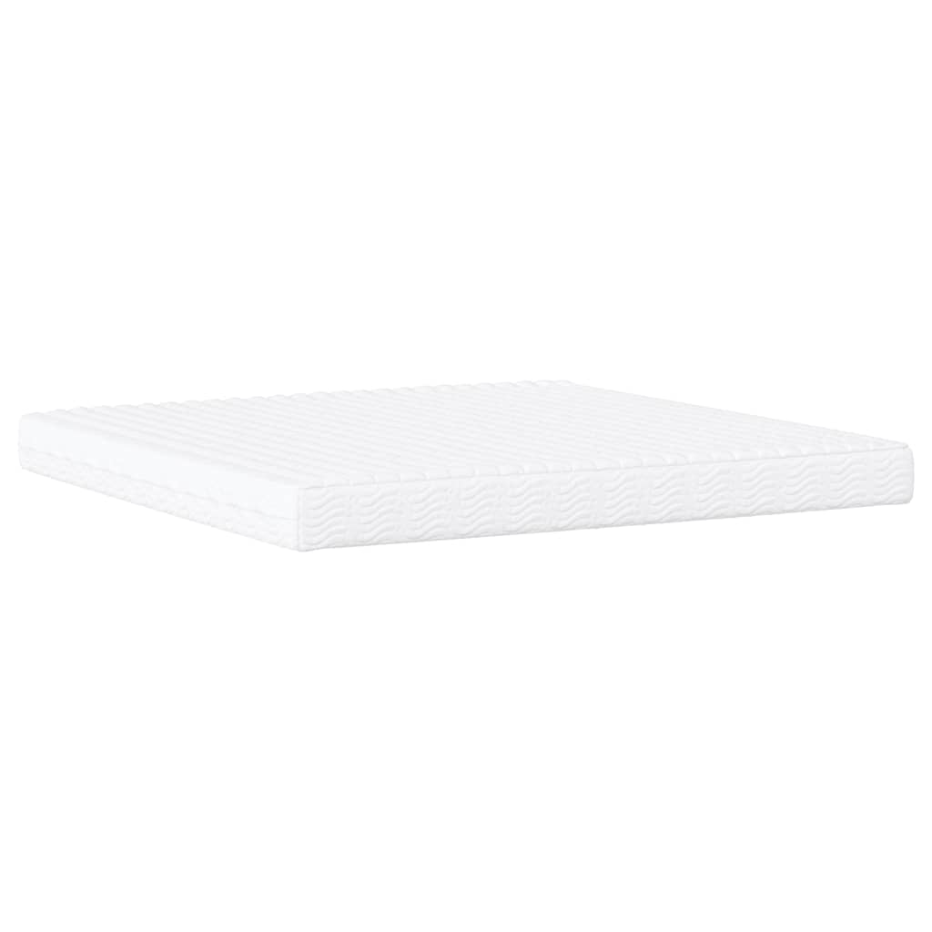 vidaXL Pat cu saltea, negru, 200x200 cm, catifea
