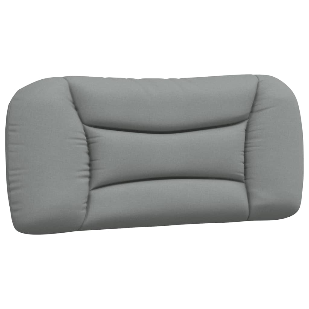 vidaXL Pat cu saltea, gri deschis, 90x190 cm, textil vidaXL Pat cu saltea, gri deschis, 90x190 cm, textil
