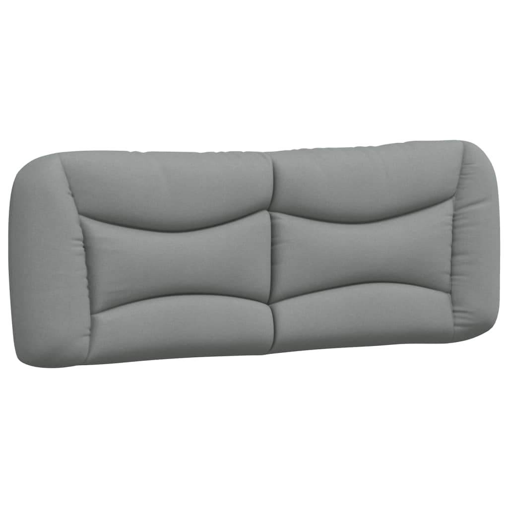vidaXL Pat cu saltea, gri deschis, 180x200 cm, material textil vidaXL Pat cu saltea, gri deschis, 180x200 cm, material textil