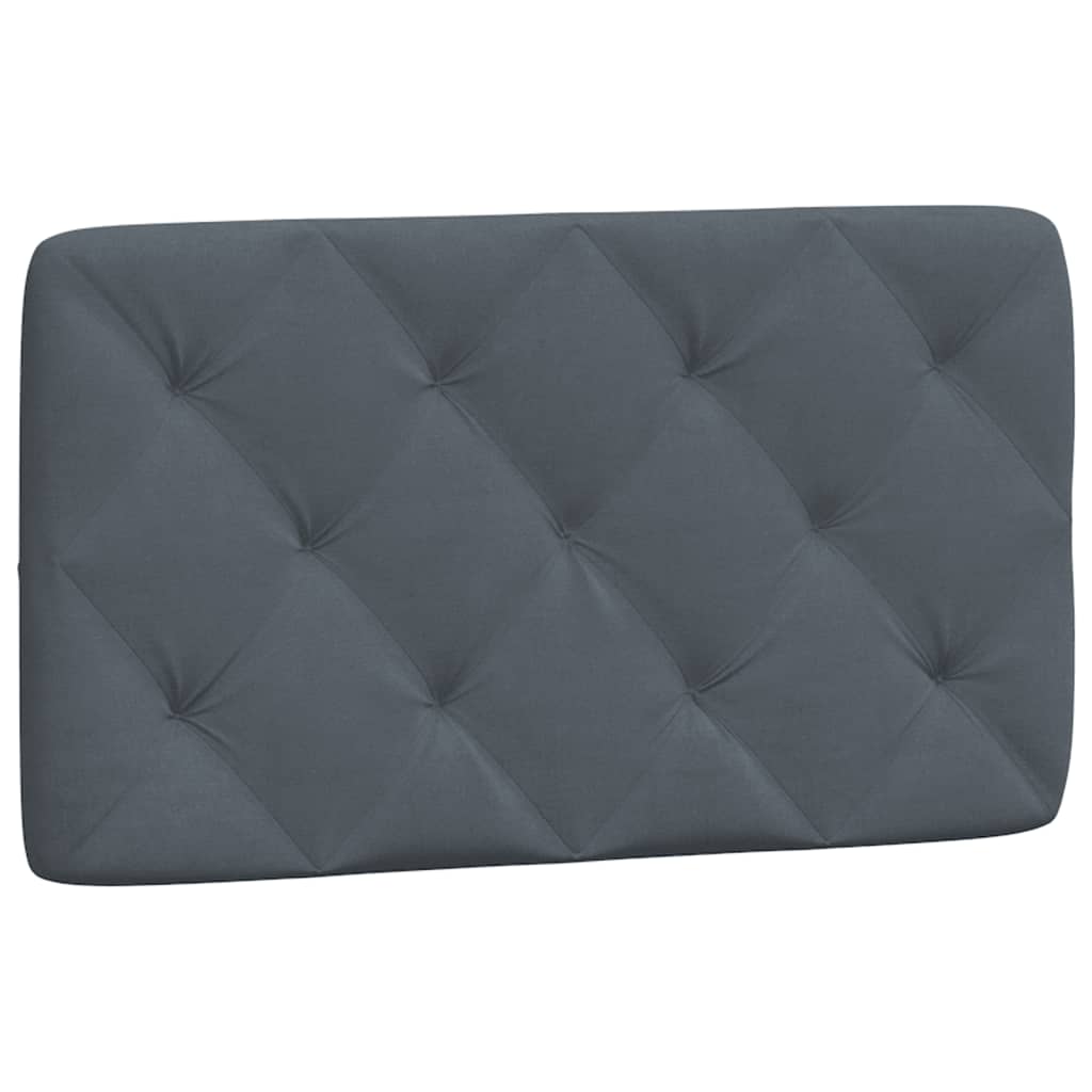 vidaXL Pat cu saltea, gri închis, 80x200 cm, catifea