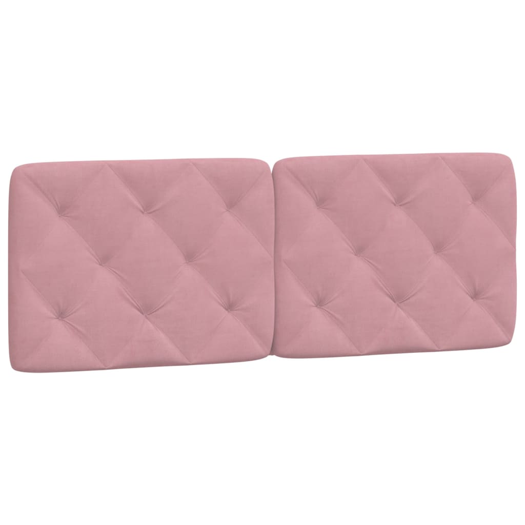 vidaXL Pat cu saltea, roz, 140x200 cm, catifea vidaXL Pat cu saltea, roz, 140x200 cm, catifea