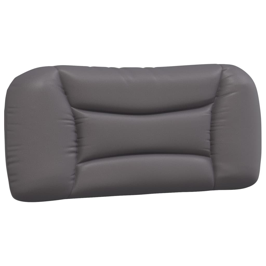 vidaXL Pat cu saltea, gri, 80x200 cm, piele ecologică vidaXL Pat cu saltea, gri, 80x200 cm, piele ecologică