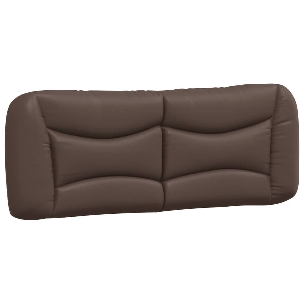 vidaXL Pat cu saltea, maro, 120x200 cm, piele ecologică vidaXL Pat cu saltea, maro, 120x200 cm, piele ecologică