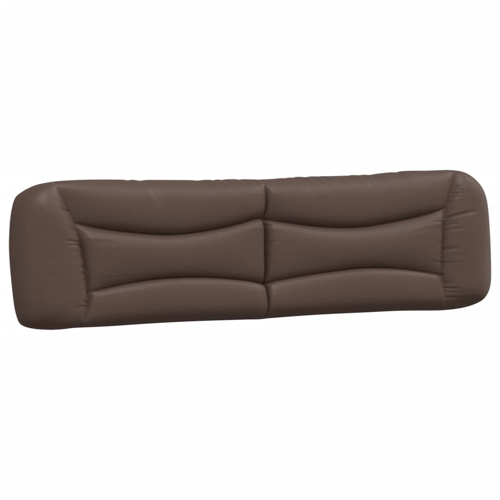 vidaXL Pat cu saltea, maro, 200x200 cm, piele ecologică