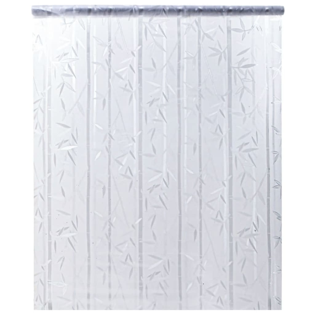 vidaXl Folie fereastră, 2 buc., mată, model bambus, PVC vidaXl Folie fereastră, 2 buc., mată, model bambus, PVC