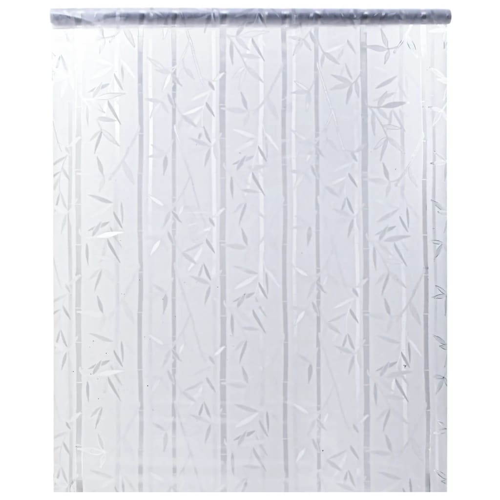 vidaXl Folie fereastră, 2 buc., mată, model bambus, PVC vidaXl Folie fereastră, 2 buc., mată, model bambus, PVC