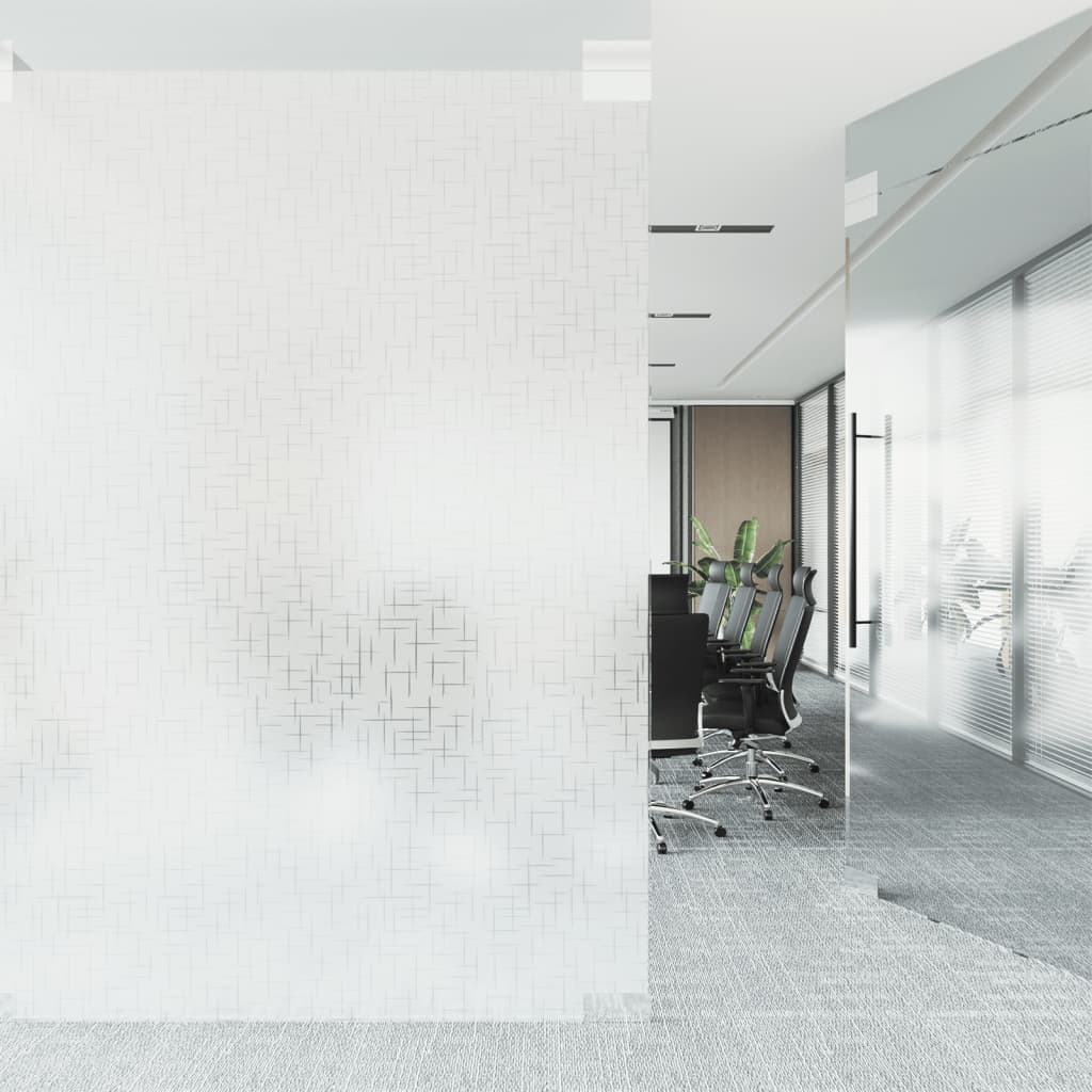 vidaXl Folie fereastră, 4 buc., mată, model stele, PVC vidaXl Folie fereastră, 4 buc., mată, model stele, PVC