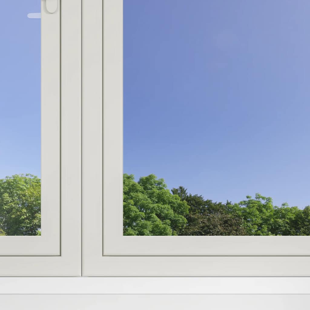 vidaXL Folie solară, 5 buc., efect reflectorizant static argintiu, PVC