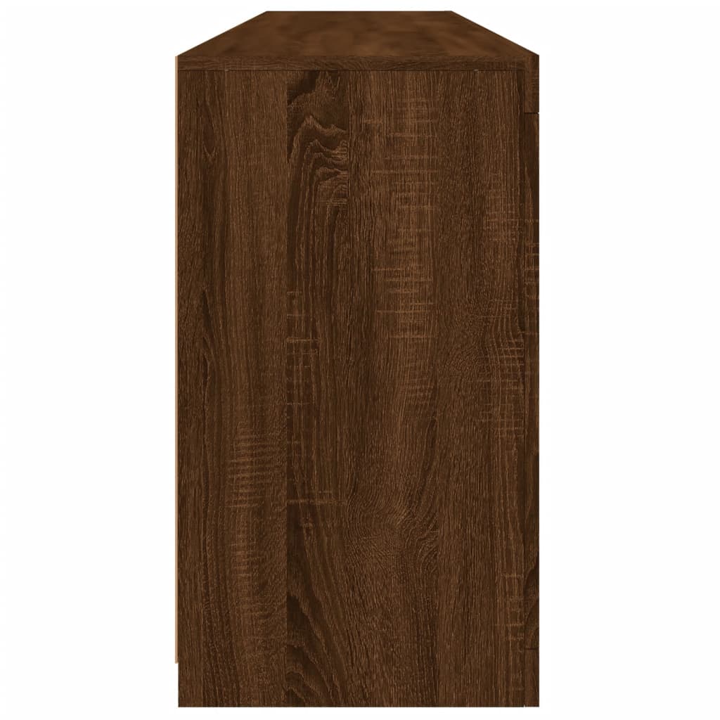 vidaXL Dulap cu lumini LED, stejar maro, 162x37x67 cm vidaXL Dulap cu lumini LED, stejar maro, 162x37x67 cm