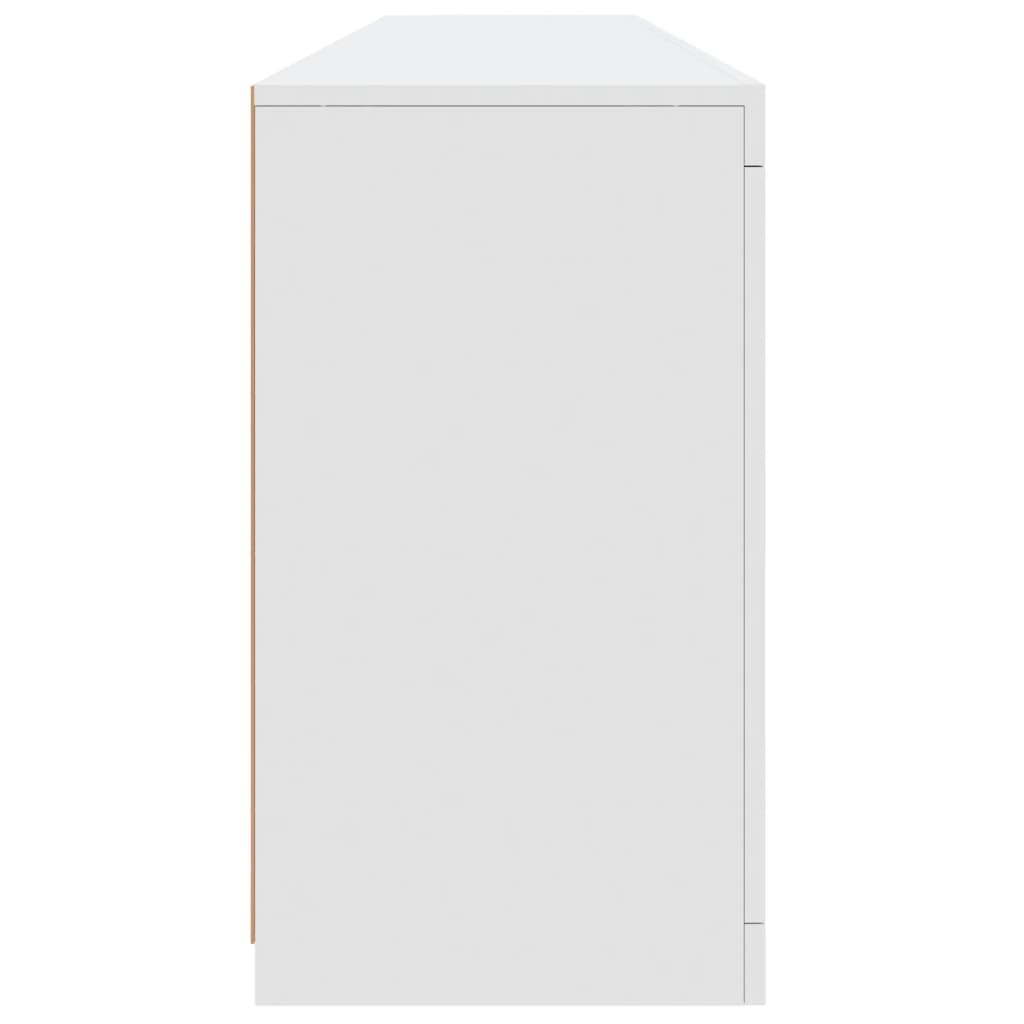 vidaXL Dulap cu lumini LED, alb, 181,5x37x67 cm vidaXL Dulap cu lumini LED, alb, 181,5x37x67 cm