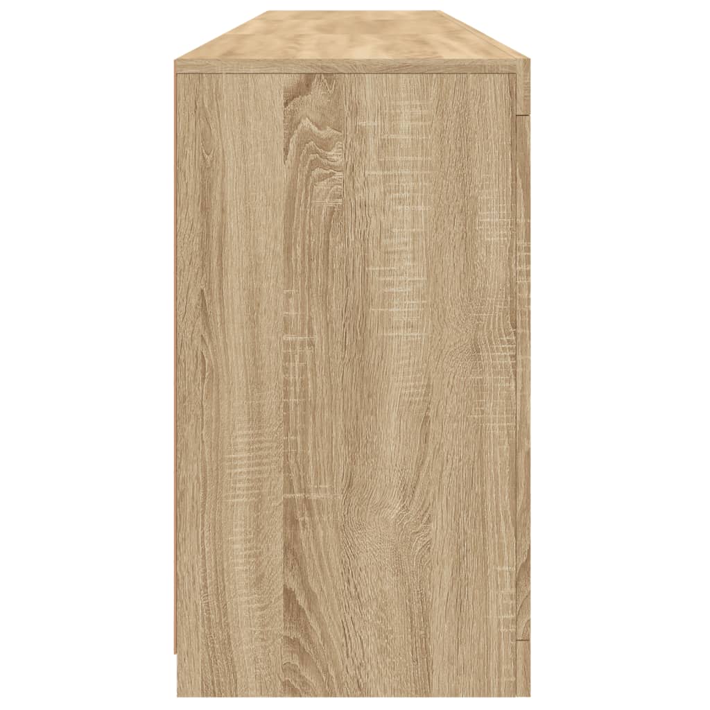 vidaXL Dulap cu lumini LED, stejar sonoma, 181,5x37x67 cm vidaXL Dulap cu lumini LED, stejar sonoma, 181,5x37x67 cm