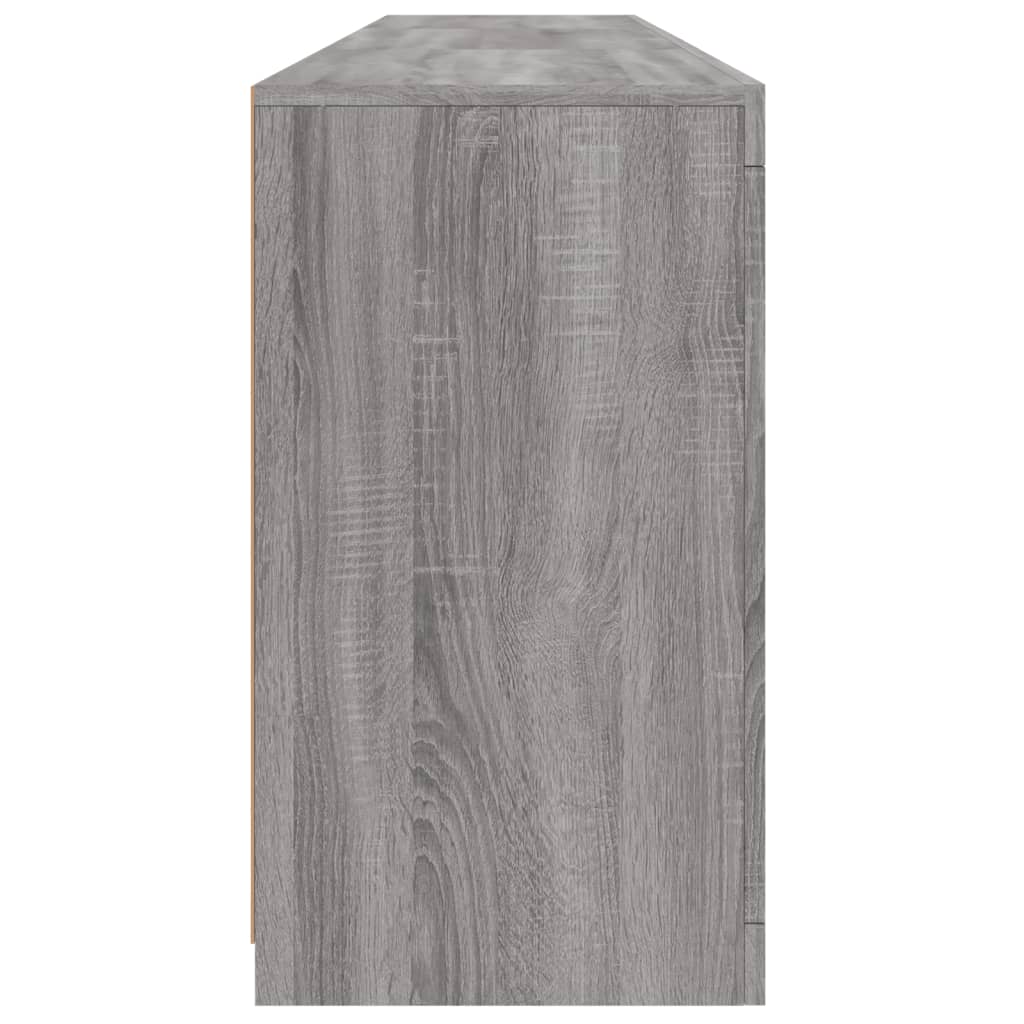 vidaXL Dulap cu lumini LED, gri sonoma, 181,5x37x67 cm vidaXL Dulap cu lumini LED, gri sonoma, 181,5x37x67 cm