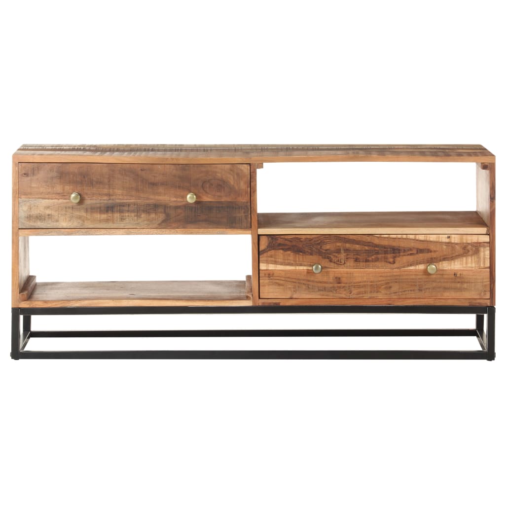 vidaXL Comodă TV, 120x30x50 cm, lemn de acacia nefinisat vidaXL Comodă TV, 120x30x50 cm, lemn de acacia nefinisat