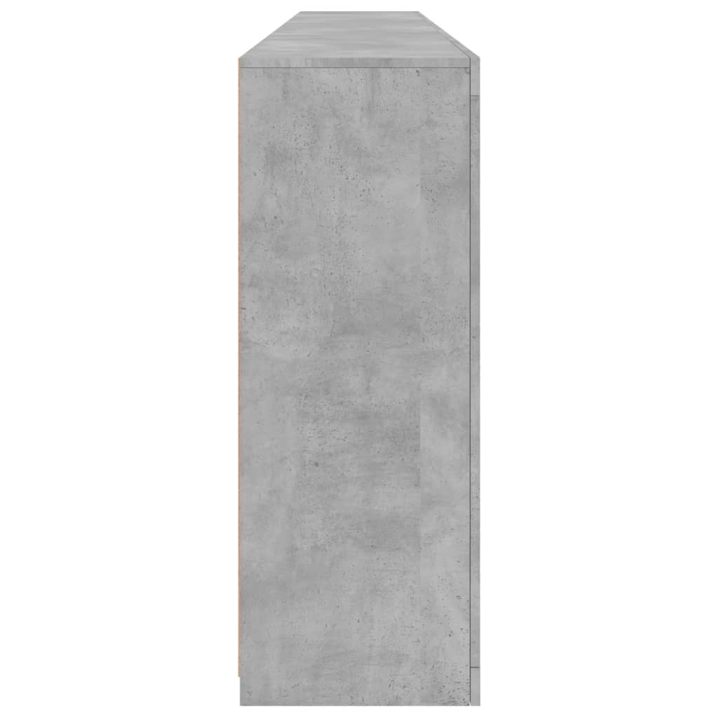 vidaXL Servantă cu lumini LED, gri beton, 162x37x100 cm vidaXL Servantă cu lumini LED, gri beton, 162x37x100 cm