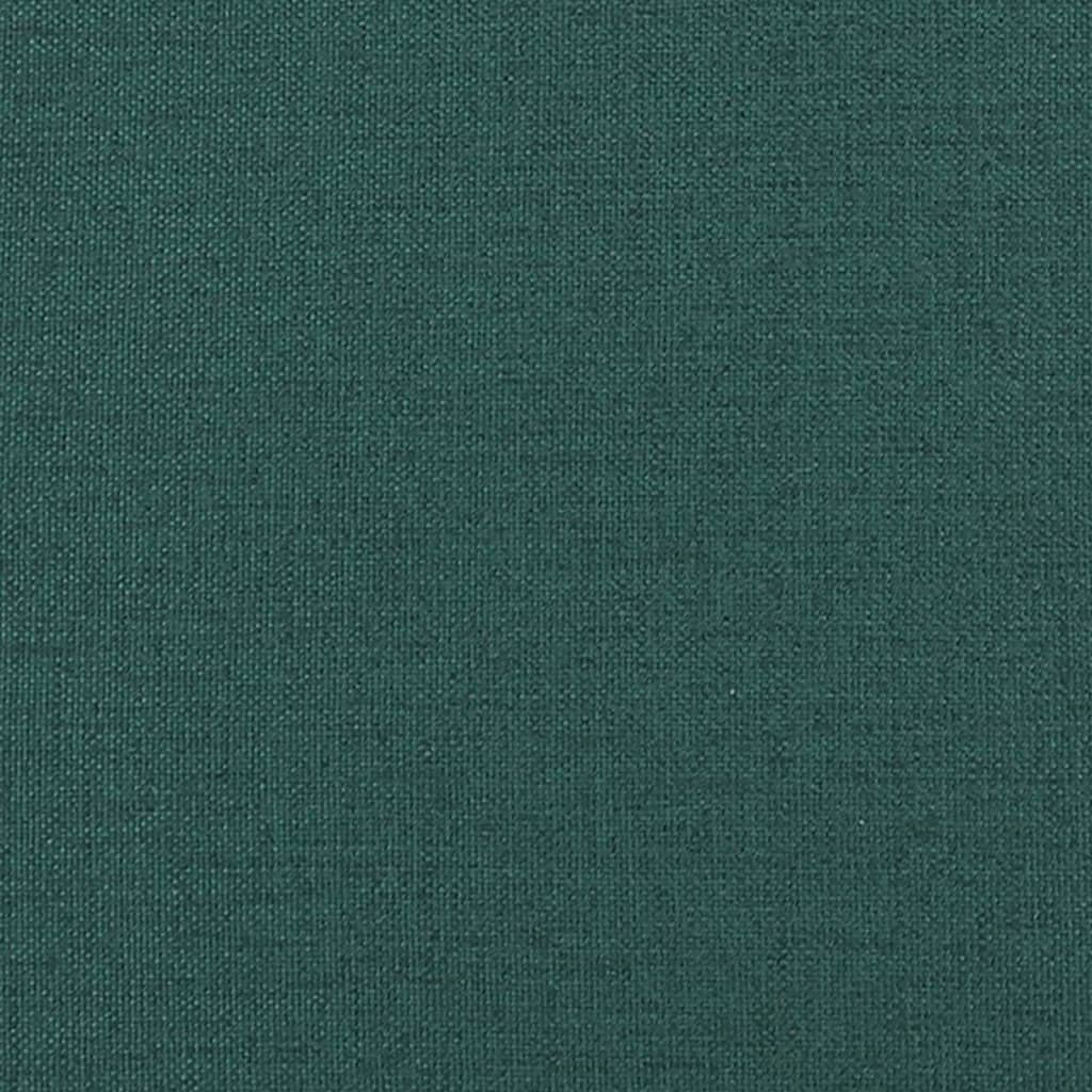 vidaXL Set canapele, 2 piese, verde închis, material textil
