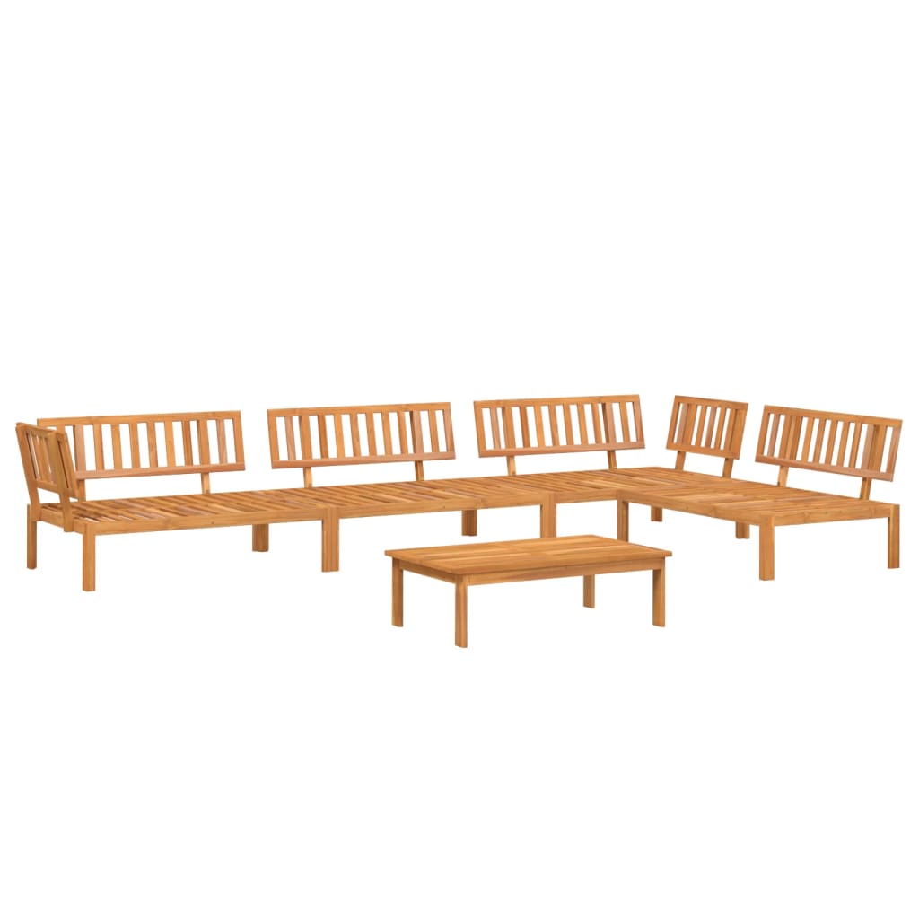 vidaXL Set canapea grădină din paleți, 5 piese, lemn masiv de acacia vidaXL Set canapea grădină din paleți, 5 piese, lemn masiv de acacia