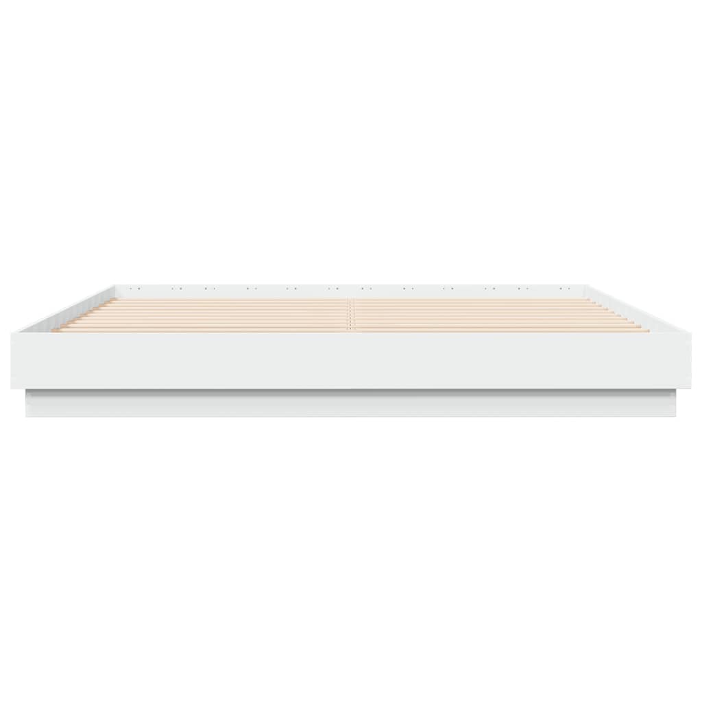 vidaXL Cadru de pat alb 180x200 cm din lemn prelucrat vidaXL Cadru de pat alb 180x200 cm din lemn prelucrat