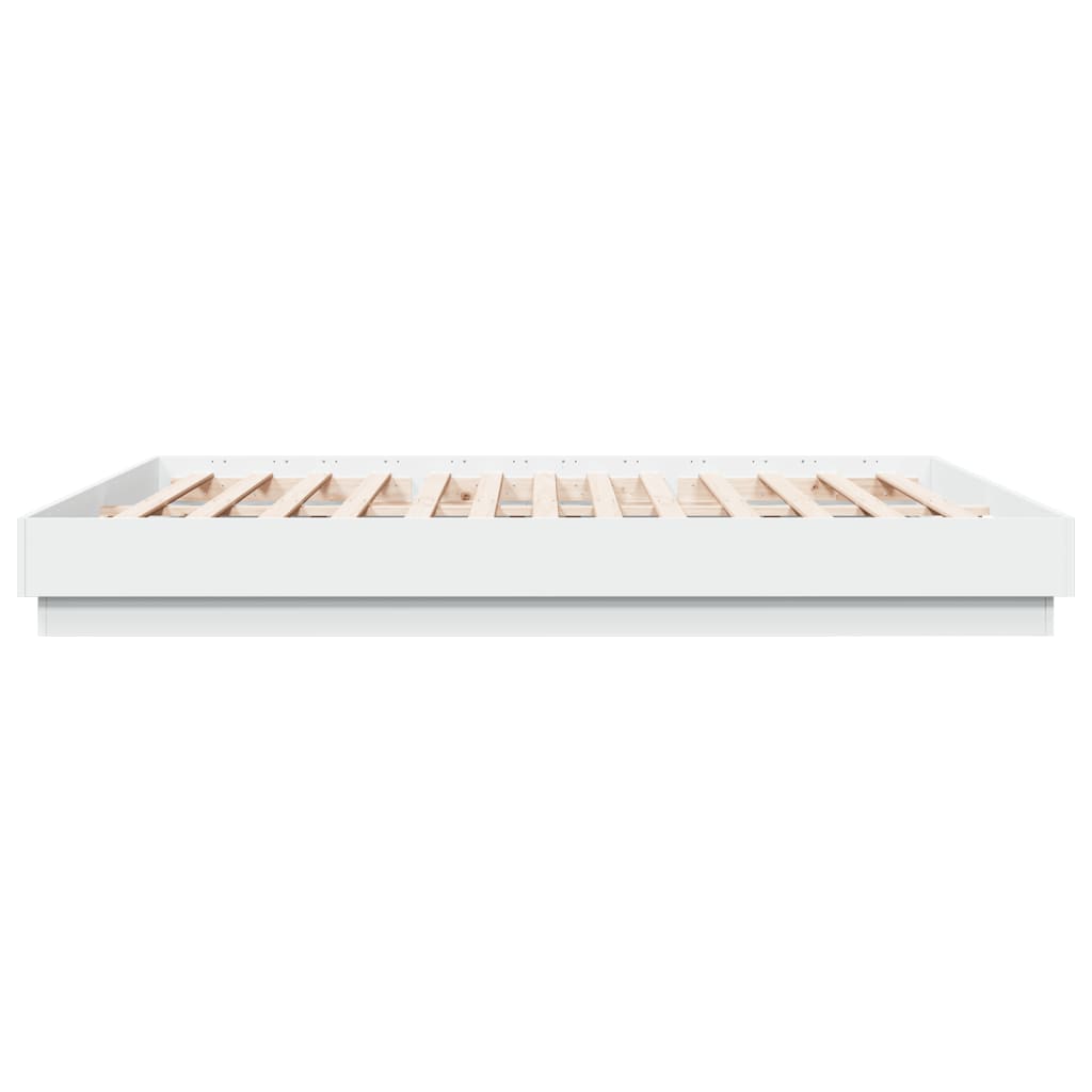 vidaXL Cadru de pat alb 180x200 cm din lemn prelucrat vidaXL Cadru de pat alb 180x200 cm din lemn prelucrat